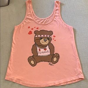 Wild fox cotton tank top